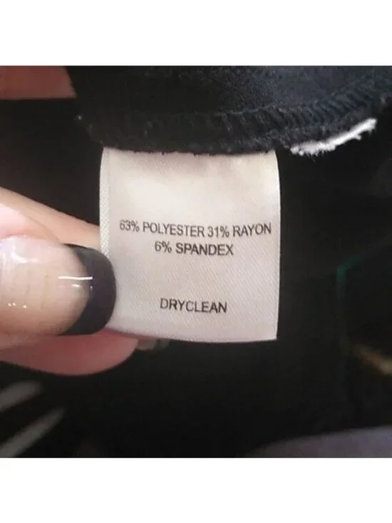 LOFT Sleeveless Sheath Colorblock Dress, Green/Black, size 6 - Picture 6 of 6